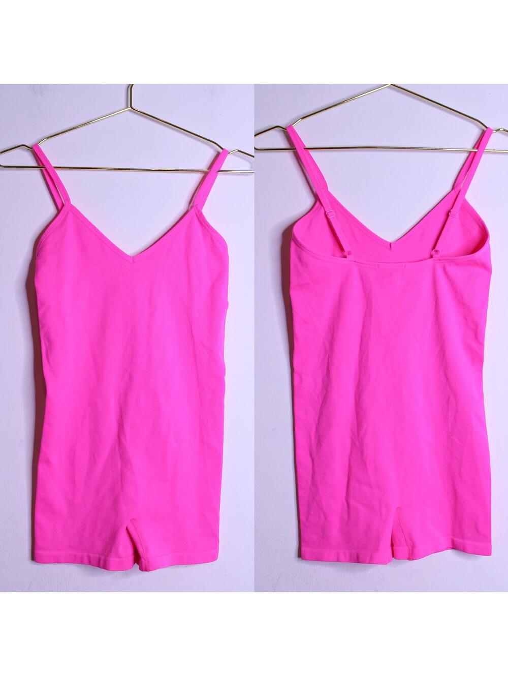Hot Pink Short Bodysuit - S/M  K